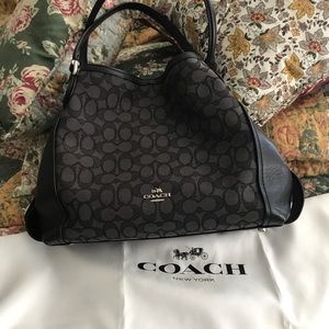 Black Coach Edie purse